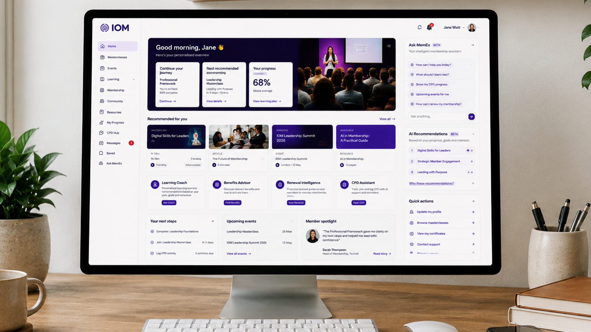 Memex Main Page Portal Image